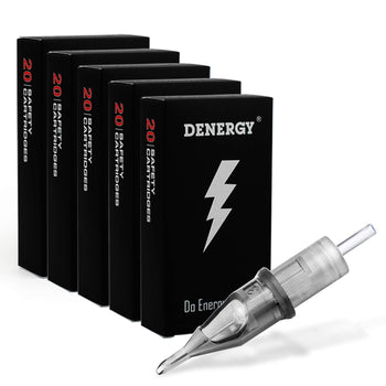 100Pcs Mixed Size Denergy Tattoo Cartridge #12 RL RS M1 RM