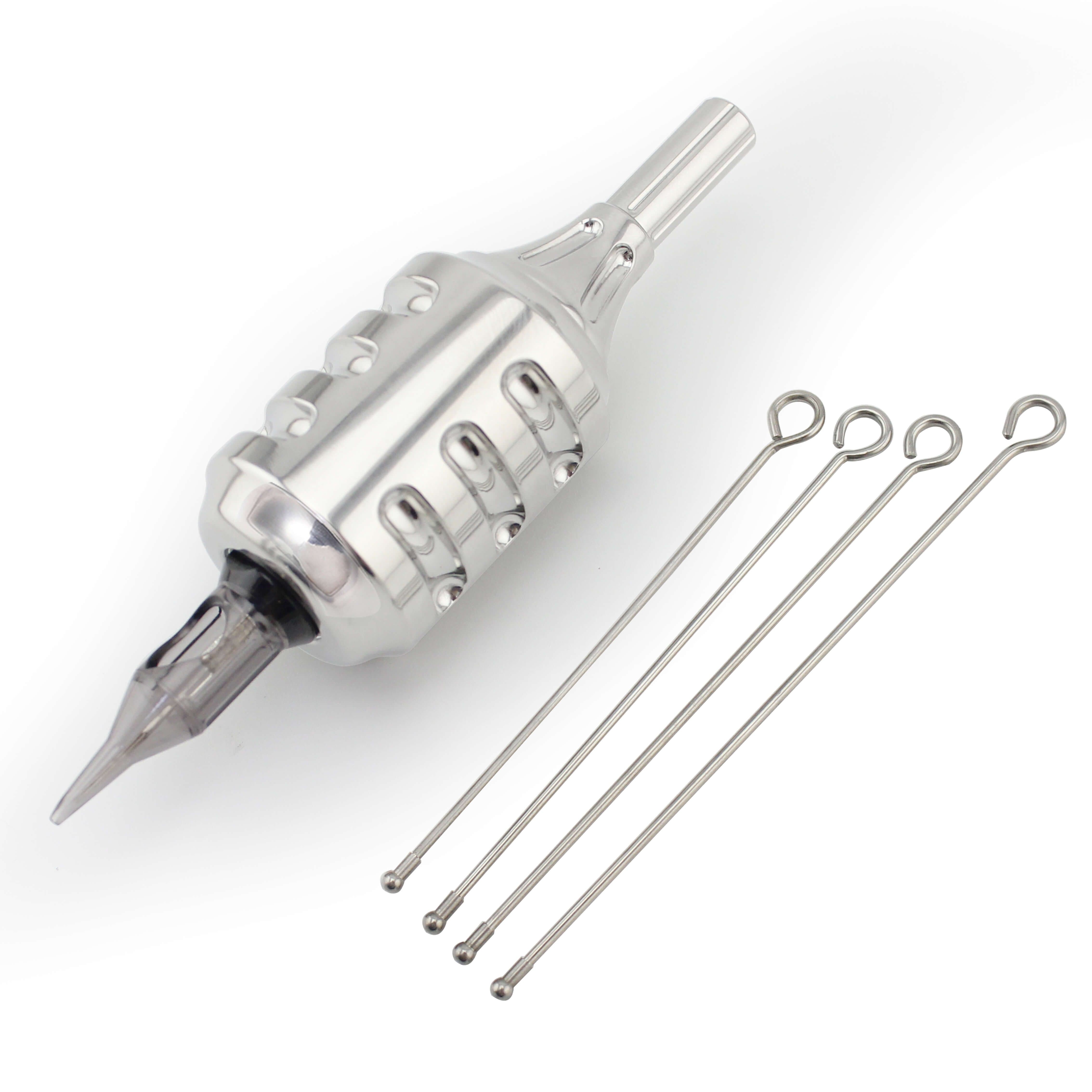 Tattoo Cartridge Grips- Heavy 30mm Medical Grade 316L Stainless Steel