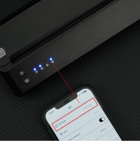 DISCOVER DEVICE® Portable Phone Bluetooth Tattoo Transfer Machine MHT-P8008