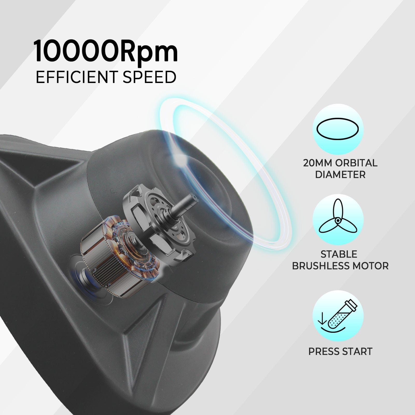 Ink Mini Vortex Mixer 10000RPM Built-in Rechargeable Battery