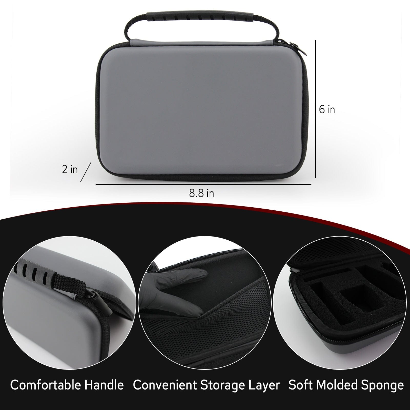 Tattoo Kit Bag,Tattoo Travel Case Tattoo Supplies Organizer