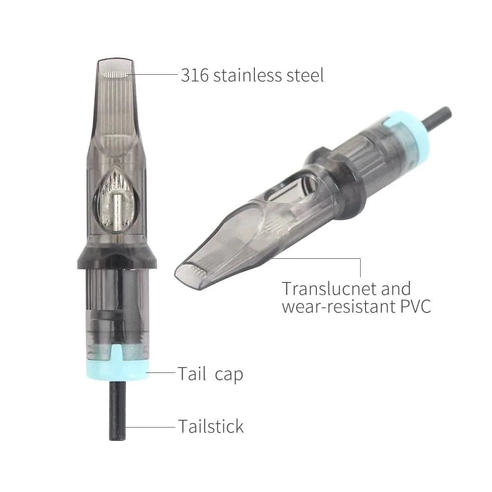 DISCOVER DEVICE® Tattoo Cartridge Needle 0.35mm Curved Mags Closed