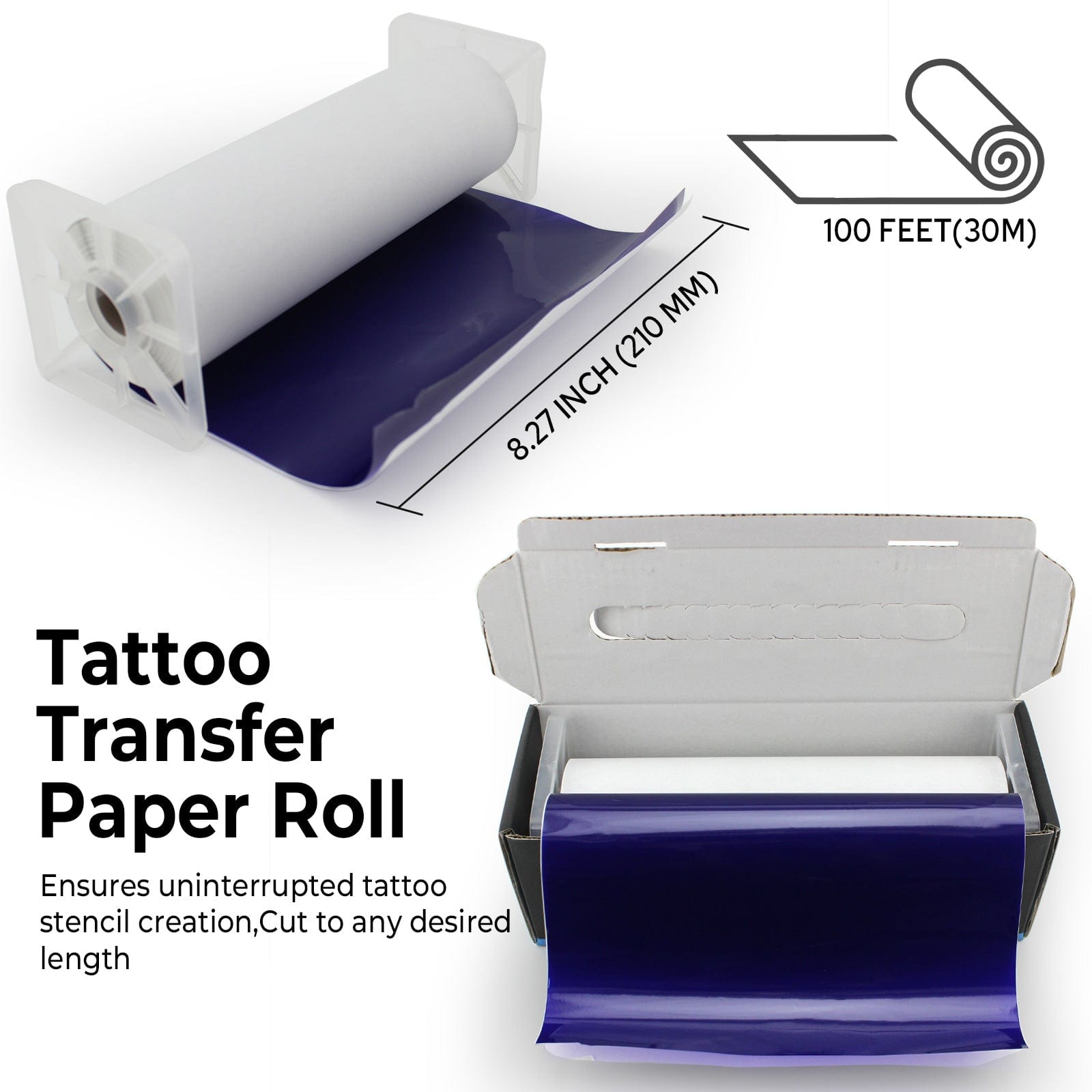 ASPIRATION Tattoo Transfer Paper 100 Feet Roll