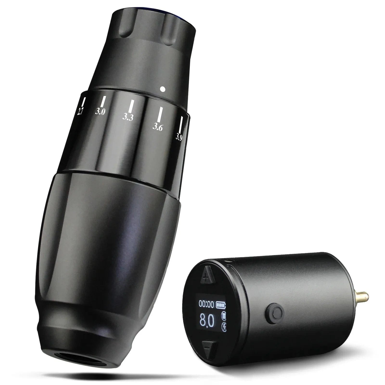 DISCOVER DF2.4-4.2mm Adjustable Stroke Wireless Tattoo Pen Machine Black