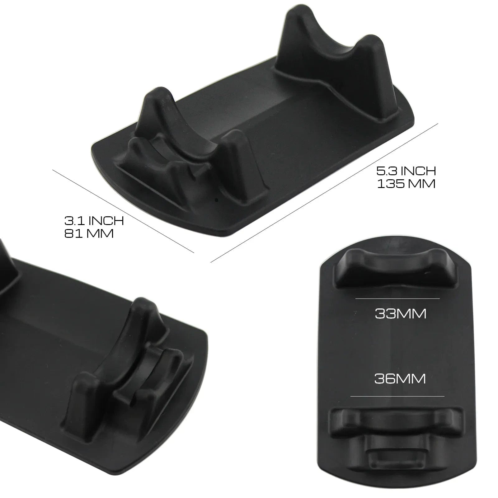 Tattoo Machine Stand 2 Pack–Soft Rubber Tattoo Pen Holder