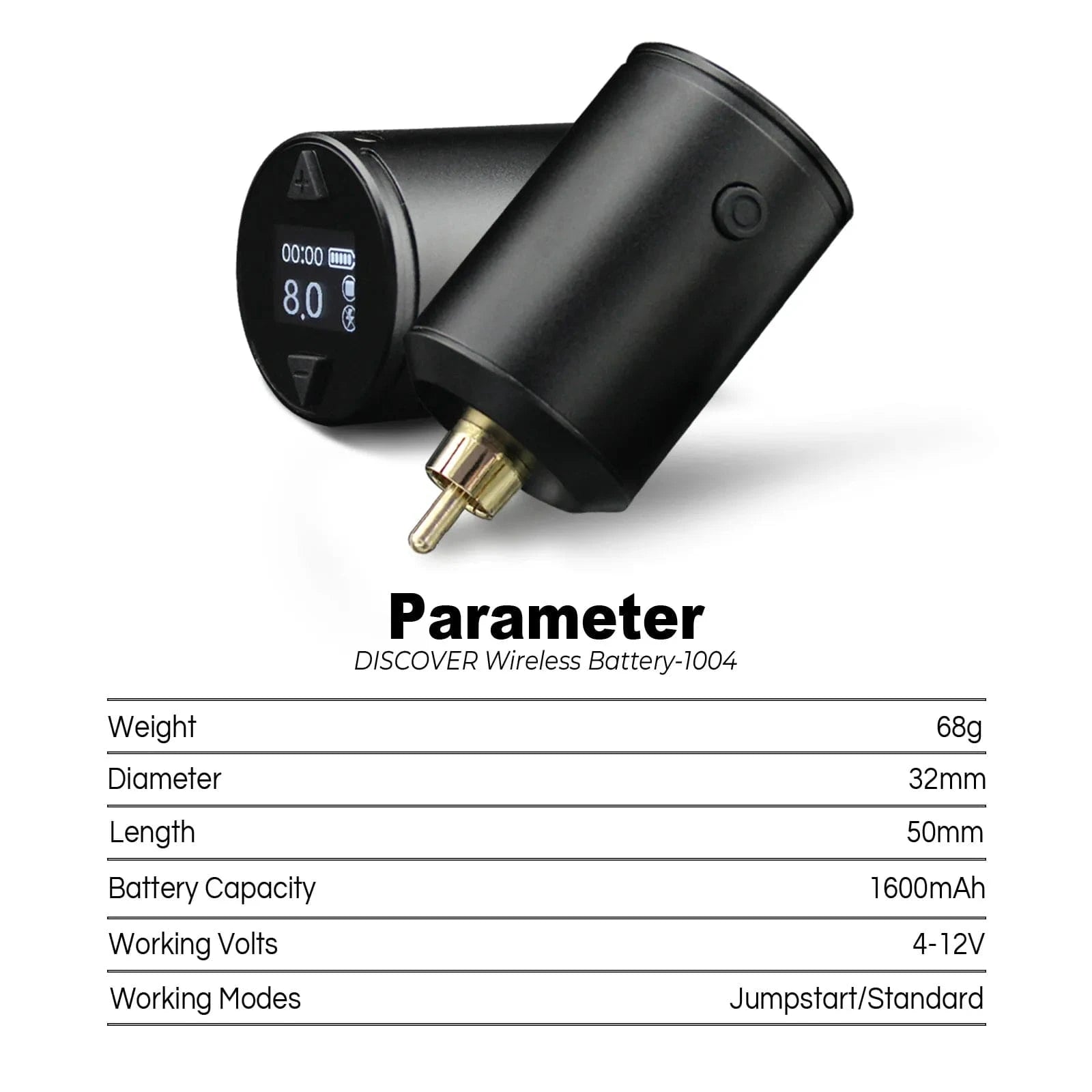 DISCOVER DEVICE 1004 Wireless Tattoo Battery
