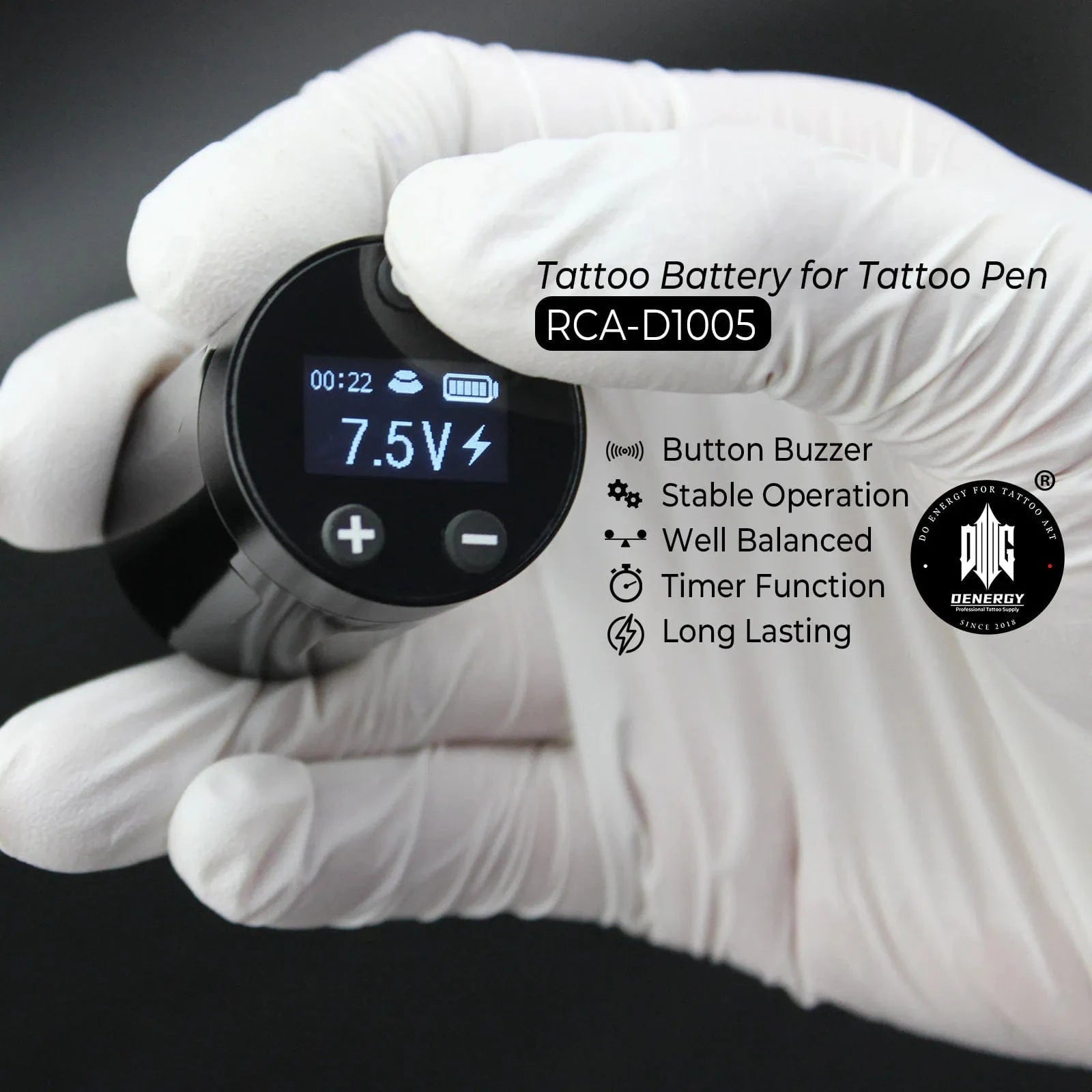 DISCOVER DEVICE®Tattoo Battery Pack 1800mAh 1005