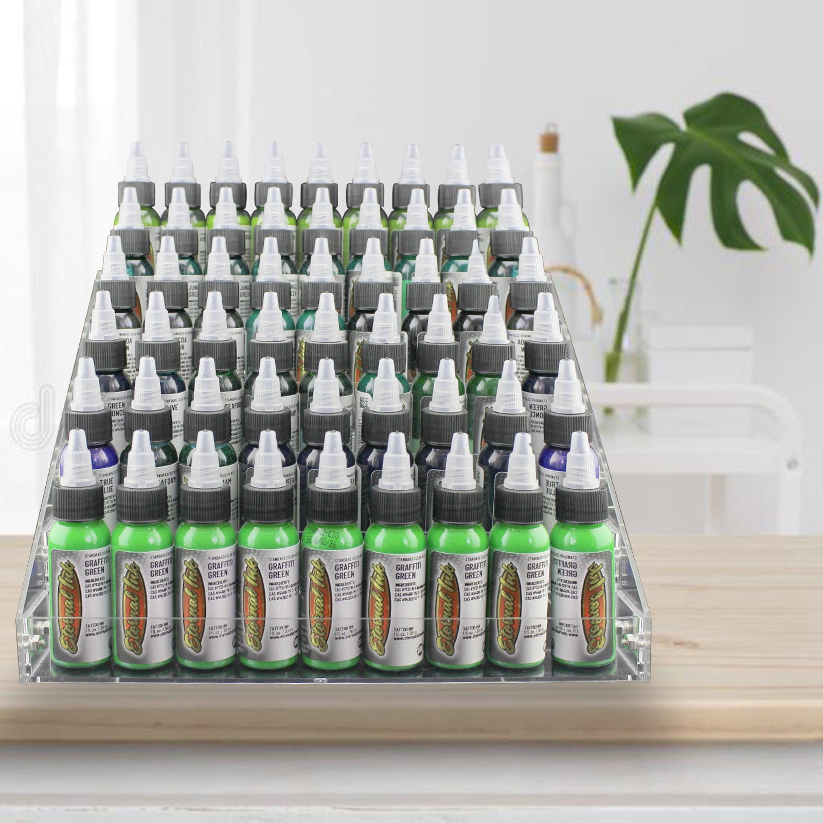Acrylic 6 Tier Tattoo Ink Holder Display Stand