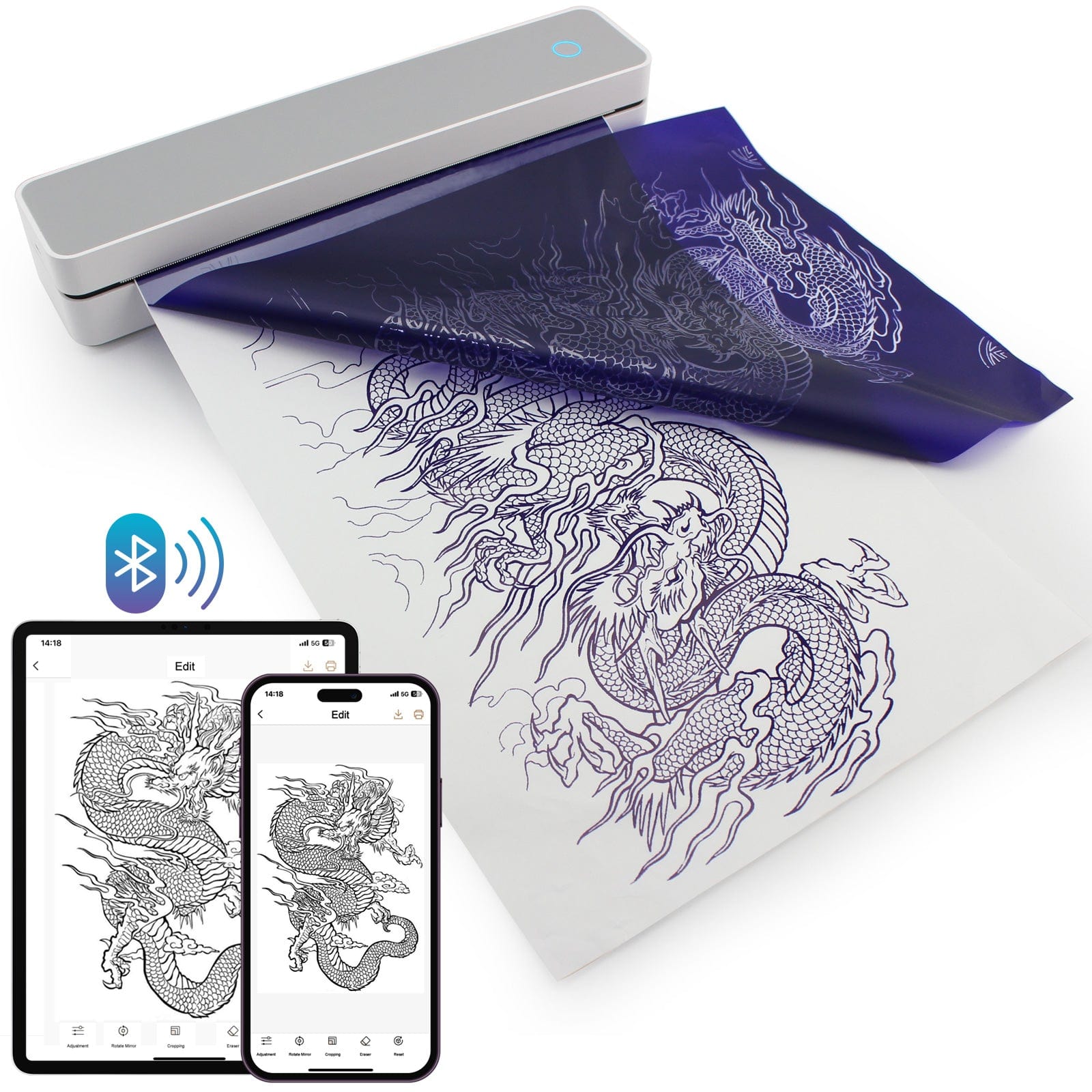 AIRBEAST K200 Wireless Tattoo Stencil Printer