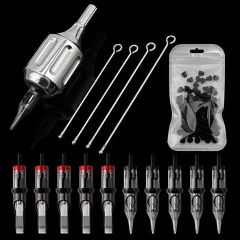 DISCOVER DEVICE® Heavy Stainless Steel Tattoo Cartridge Grip Kit