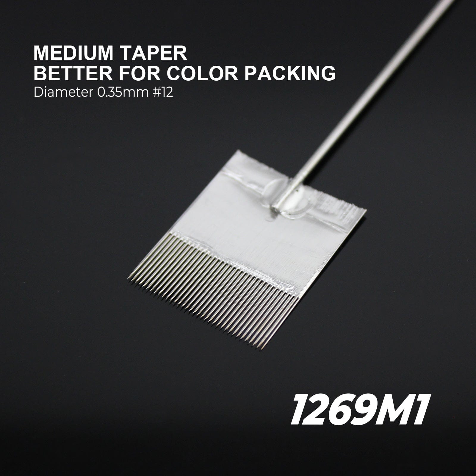 #12 69M1/123M1 Medium Taper Big Flat Magnum Tattoo Needle