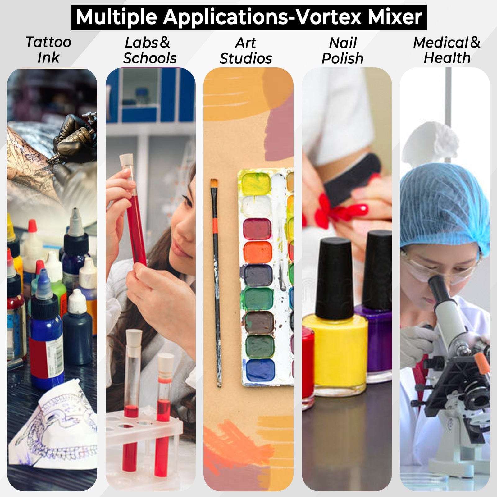 Ink Mini Vortex Mixer 10000RPM Built-in Rechargeable Battery