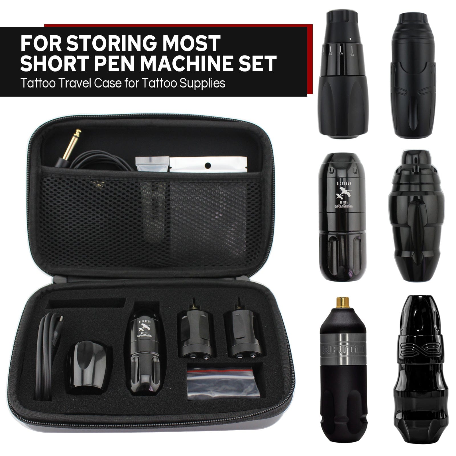 Tattoo Kit Bag,Tattoo Travel Case Tattoo Supplies Organizer