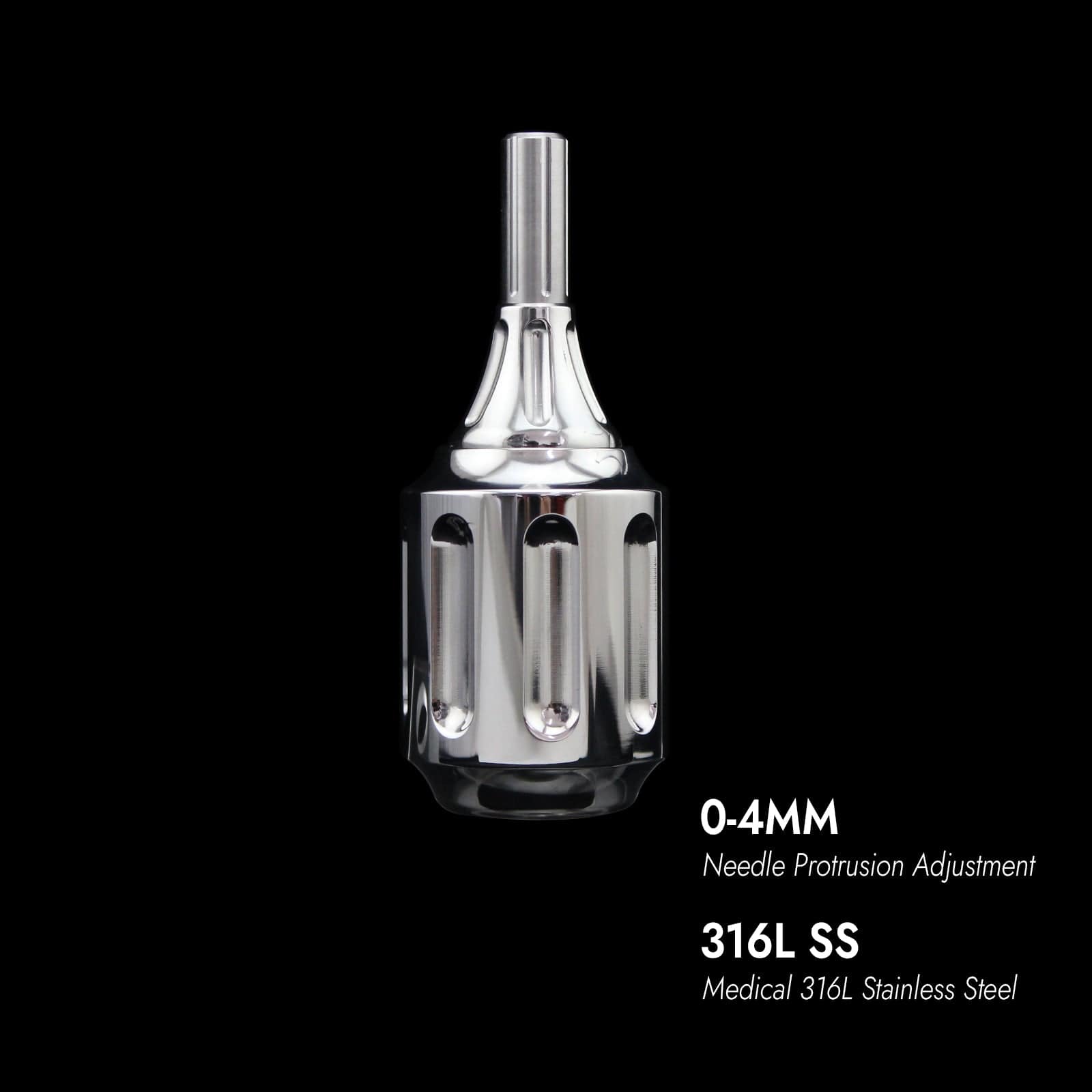 DISCOVER DEVICE® Heavy Stainless Steel Tattoo Cartridge Grip Kit