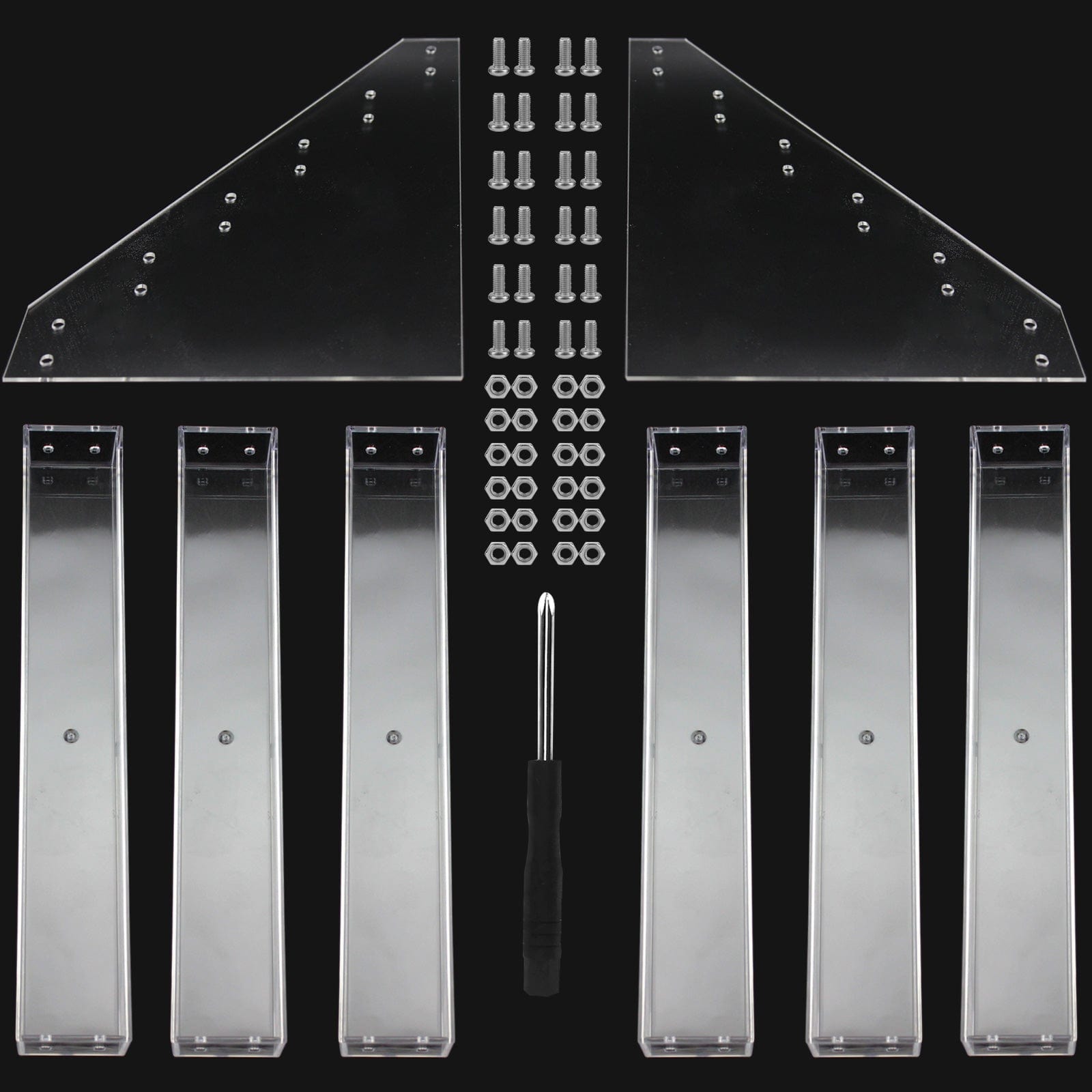 Acrylic 6 Tier Tattoo Ink Holder Display Stand