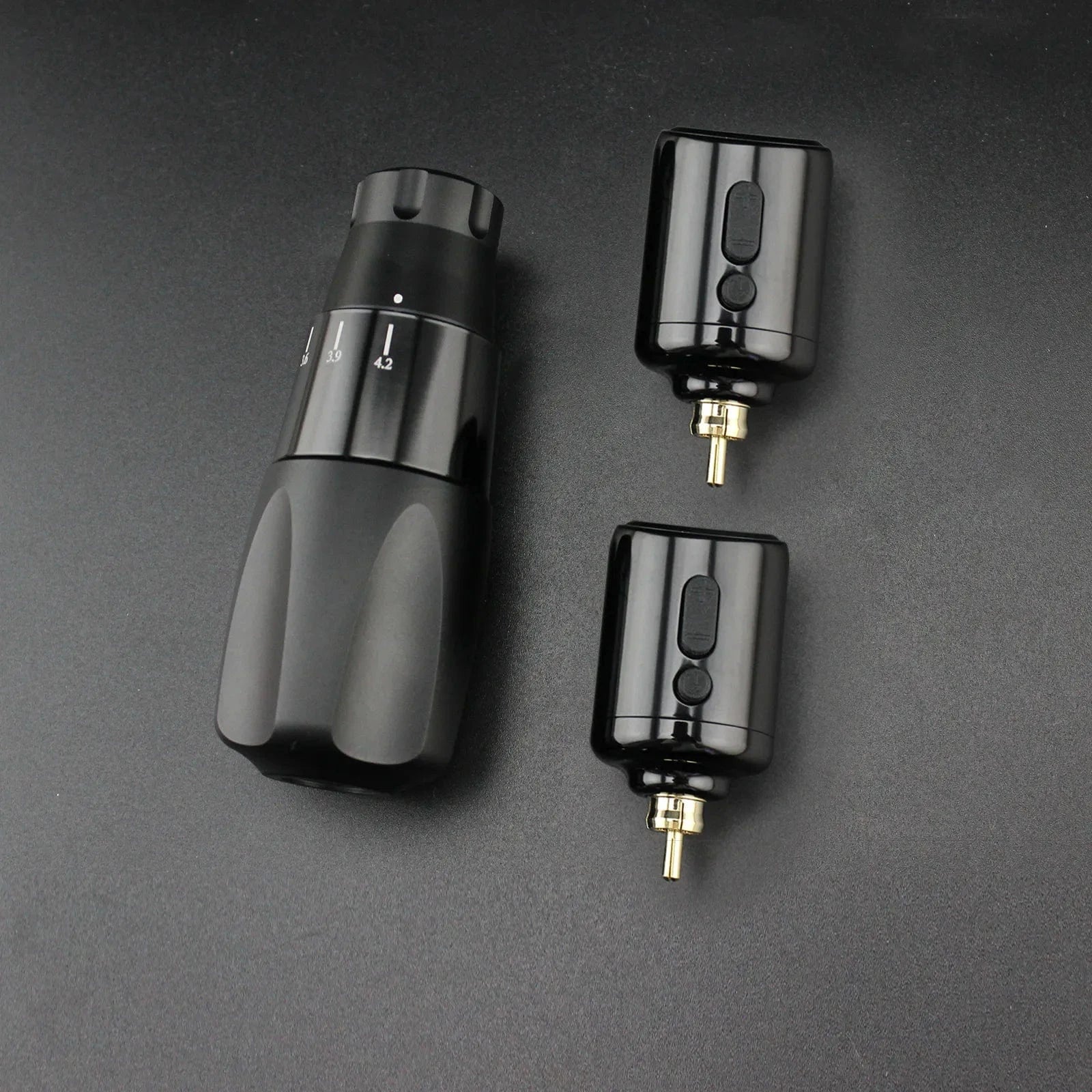 DISCOVER DF2.4-4.2mm Adjustable Stroke Wireless Tattoo Pen Machine Black
