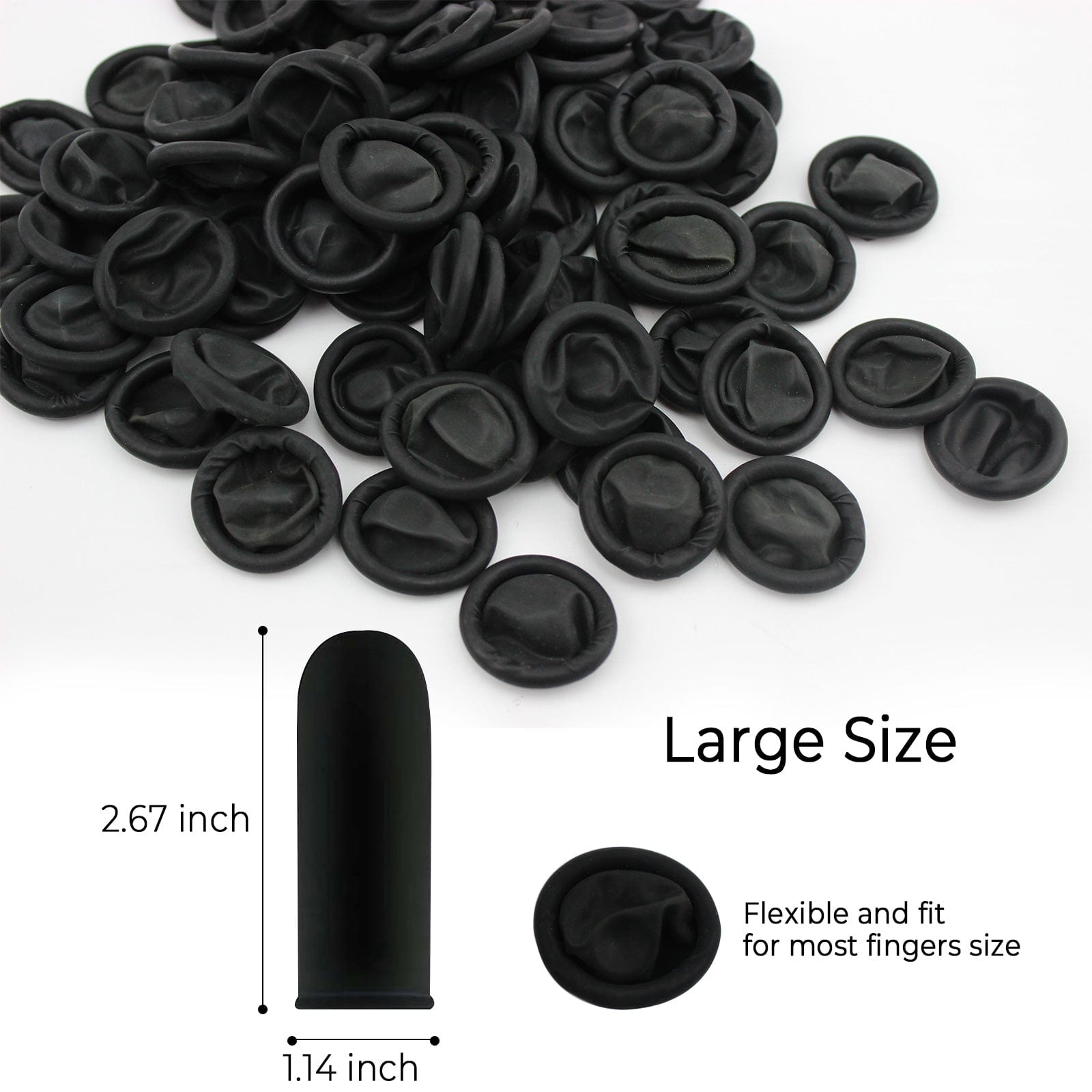 Disposable Latex Finger Cots 150PCS/Box*5