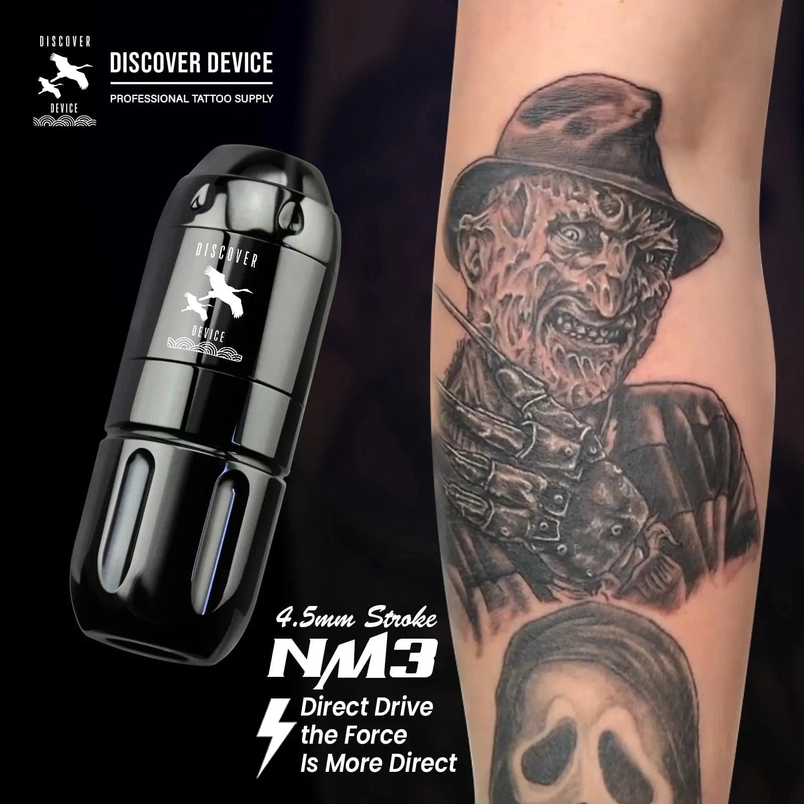 DISCOVER DEVICE 4.5mm Stroke NM3+Battery 1004 Unlimited Kit