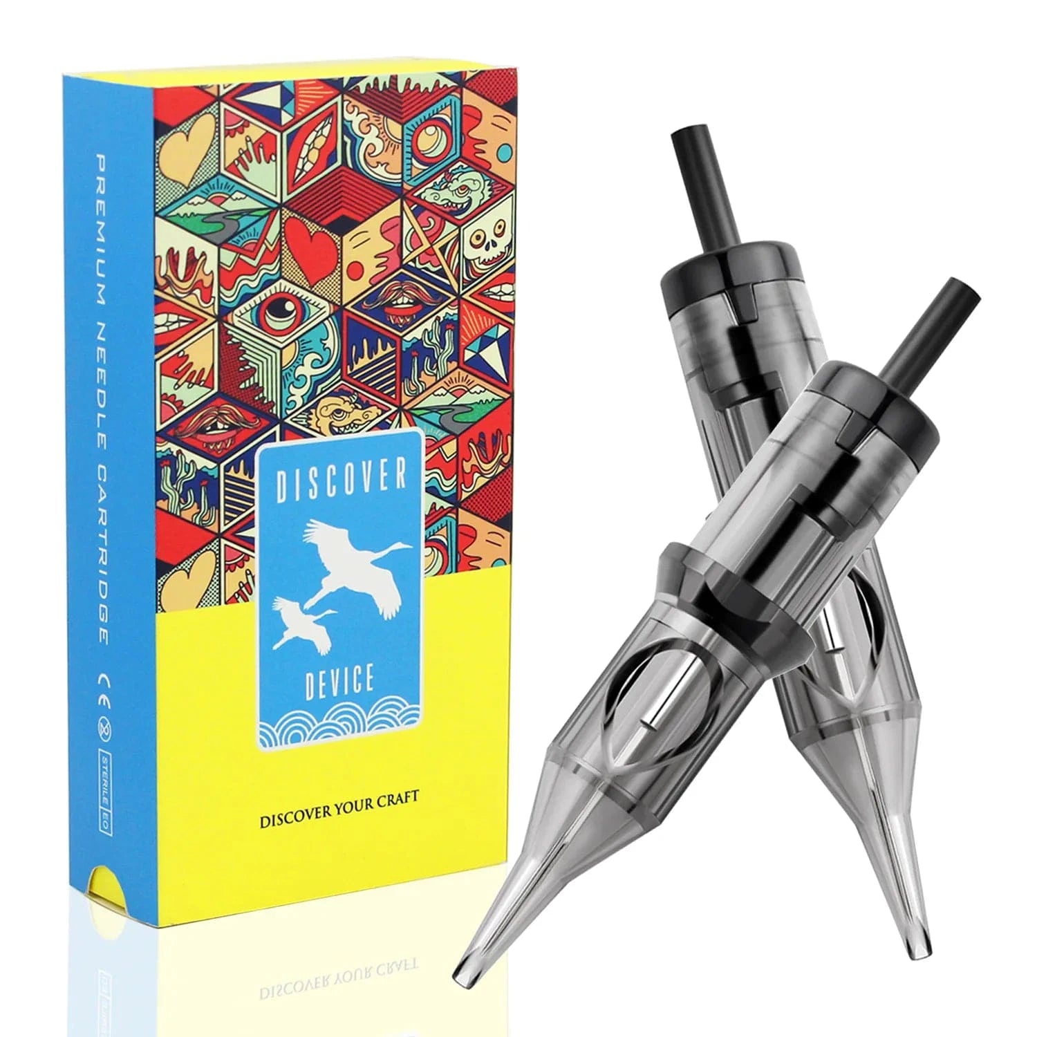 DISCOVER DEVICE® Tattoo Cartridges Needles Round Liner 0.35mm20Pcs