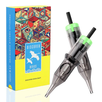 DISCOVER DEVICE® Tattoo Cartridge Needles Round Shader 0.30/0.35mm 10/20Pcs