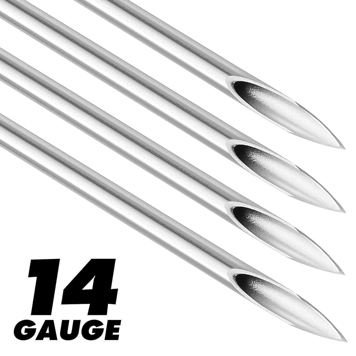 DISCOVER DEVICE Body Piercing Needle 100pcs Assorted