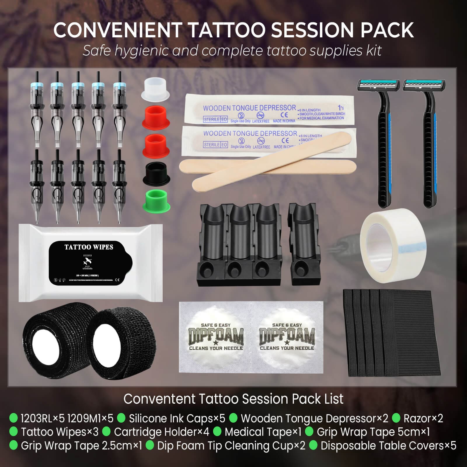 Convention Tattoo Pack-Essential Tattoo Supply Kit