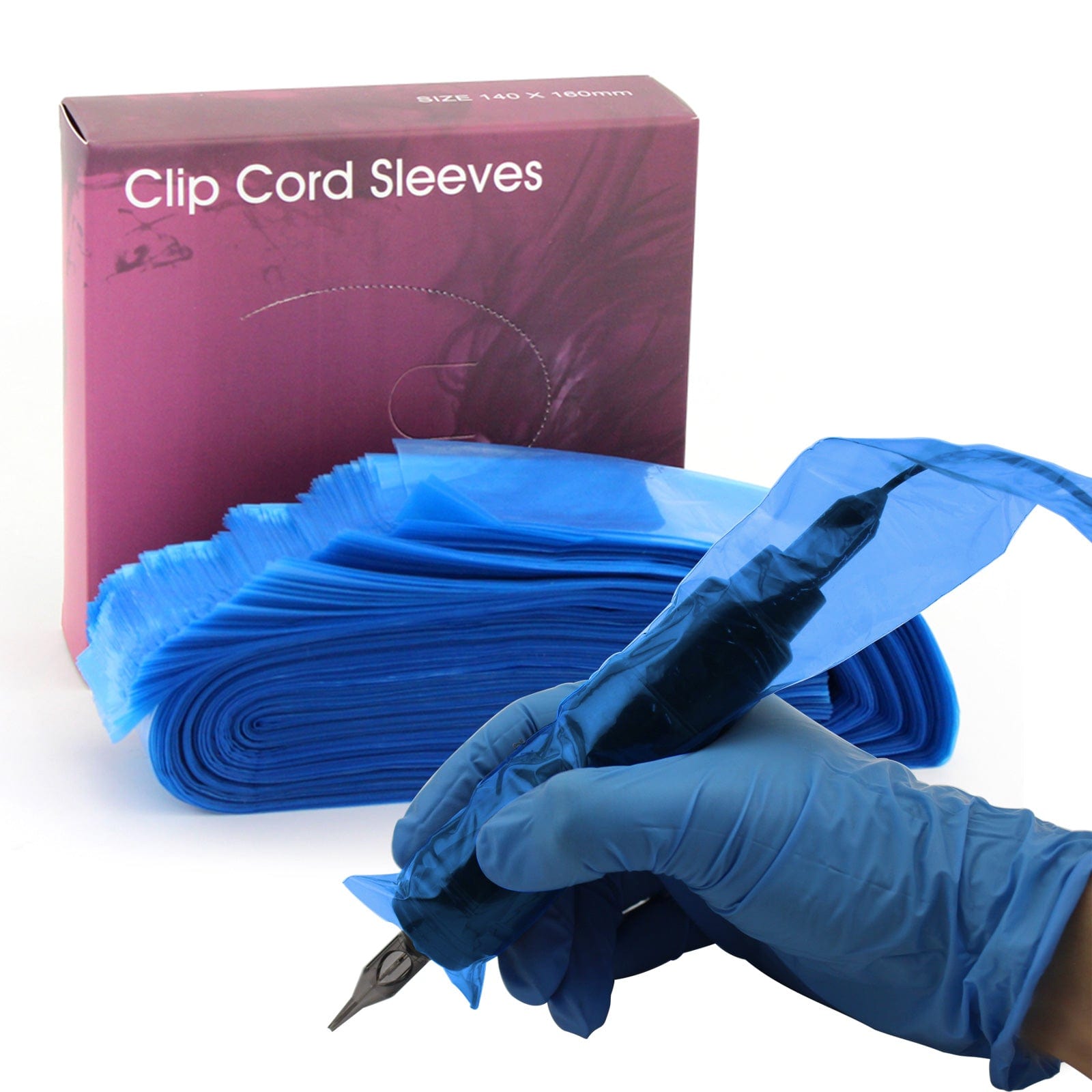 Denergy® Tattoo Clip Cord Covers - 125pcs/Box
