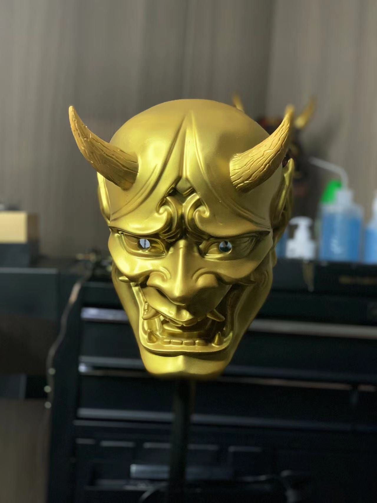 Japanese Hannya Mask for Tattoo Shop Wall Sculptures