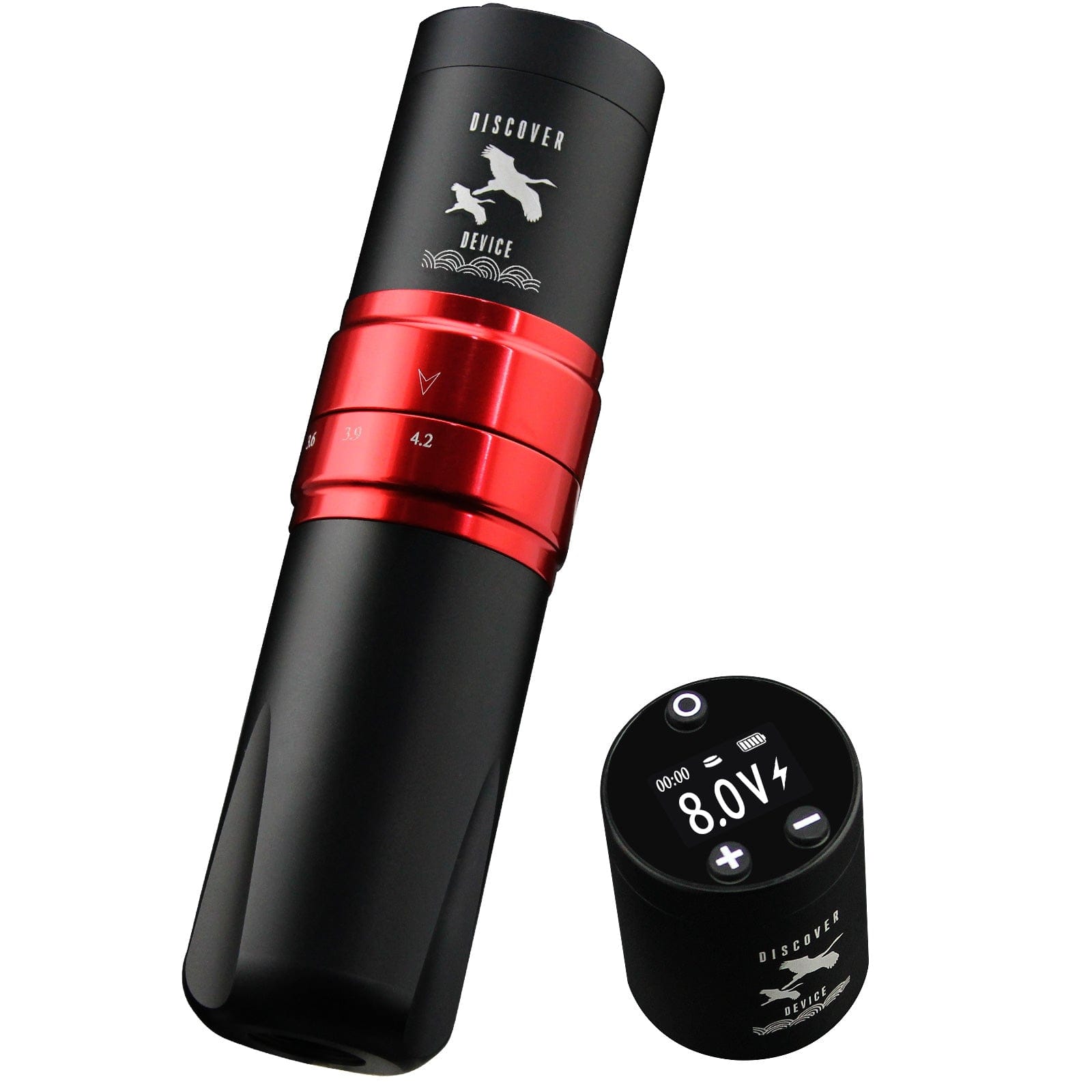 DISCOVER DEVICE Adjustable Stroke 2.4~4.2mm Wireless Tattoo Pen DF7