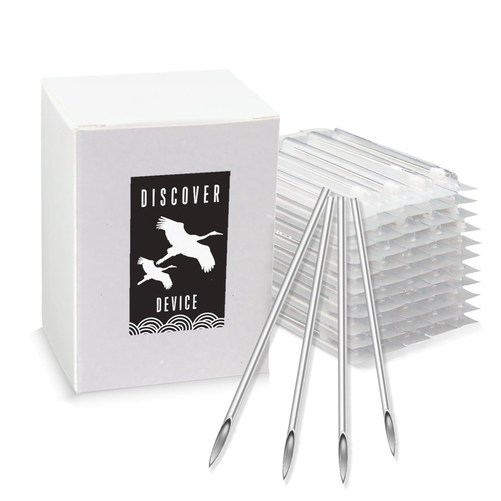 DISCOVER DEVICE Body Piercing Needle 100pcs Assorted