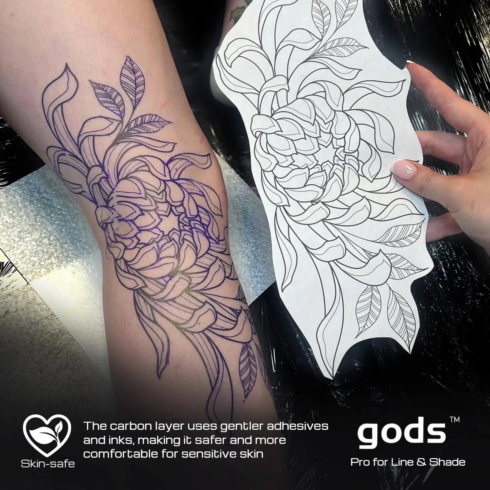 Tattoo Transfer Paper A4, Gods 100/20 Sheets Stencil Paper