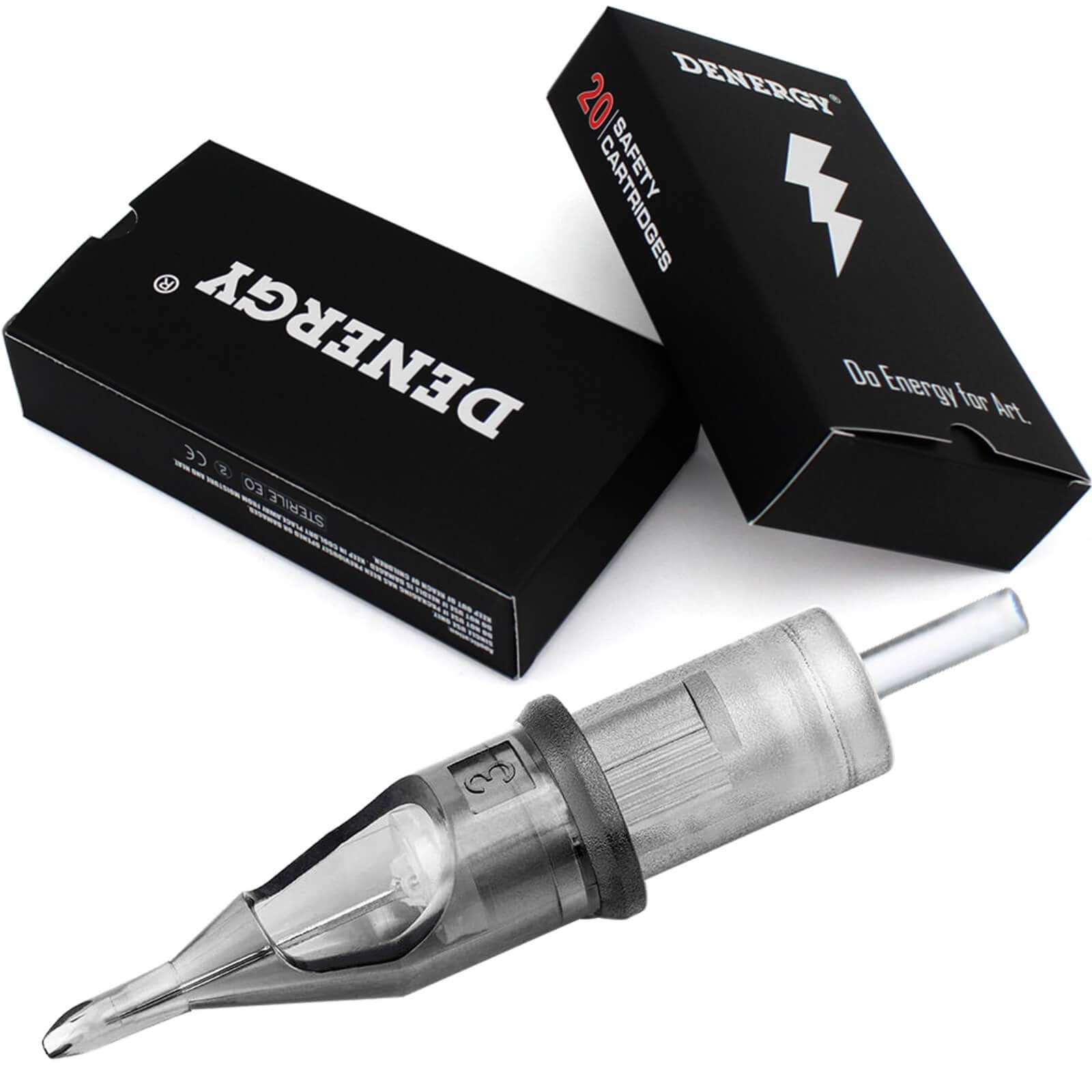100Pcs Mixed Size Denergy Tattoo Cartridge #12 RL RS M1 RM