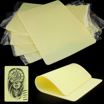 Denergy® Tattoo Practice Skin(30cm*20cm*3mm)/(40cm*30cm*3.5mm)5pcs