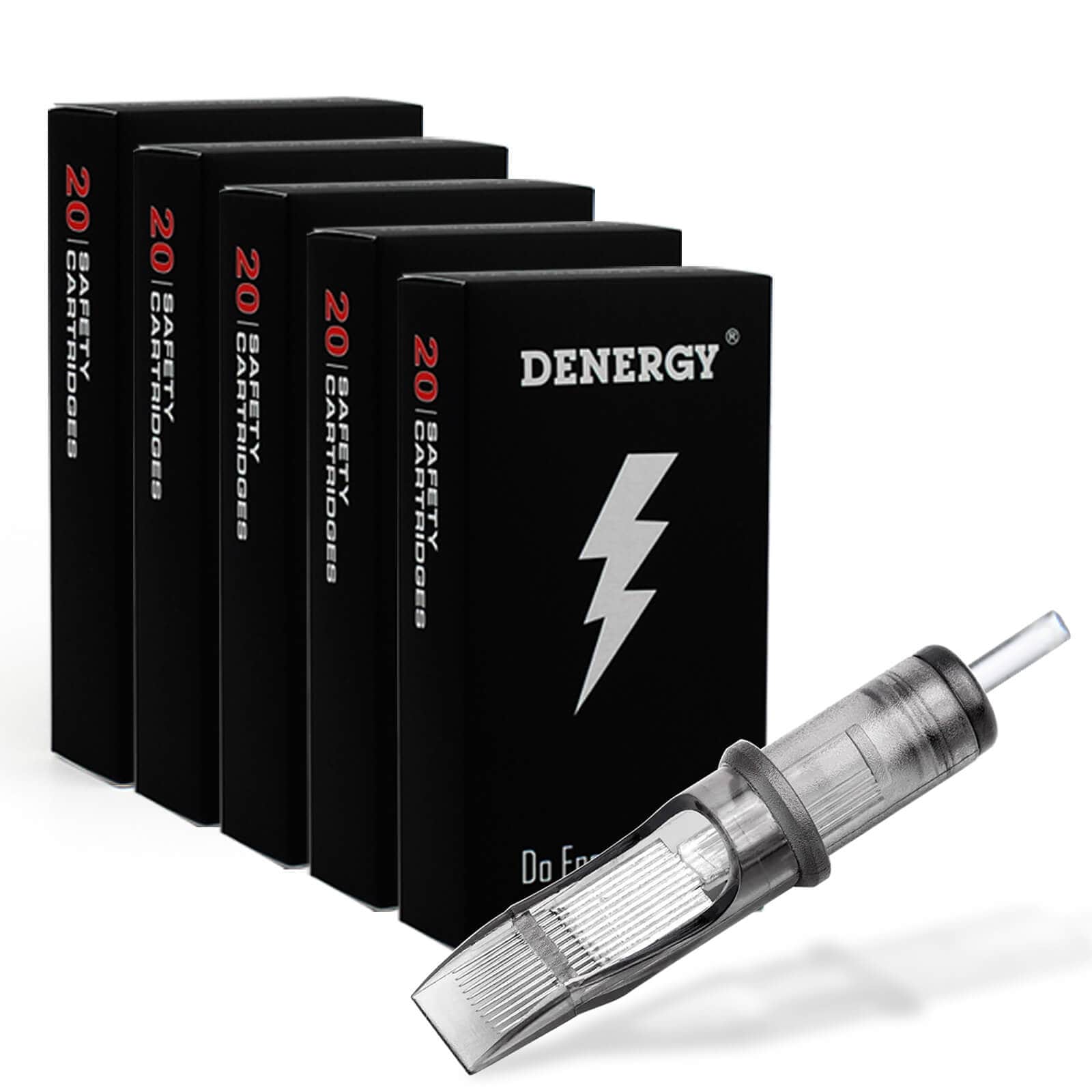 100Pcs Mixed Size Denergy Tattoo Cartridge #12 RL RS M1 RM