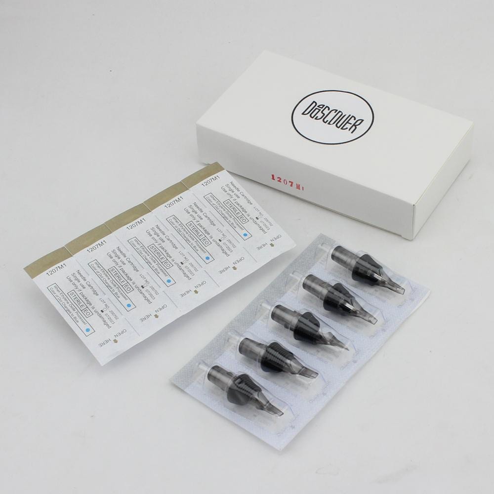 DISCOVER DEVICE® Cushion Cartridge System featured Tattoo Needle Cartridge 10PCS 1207M1