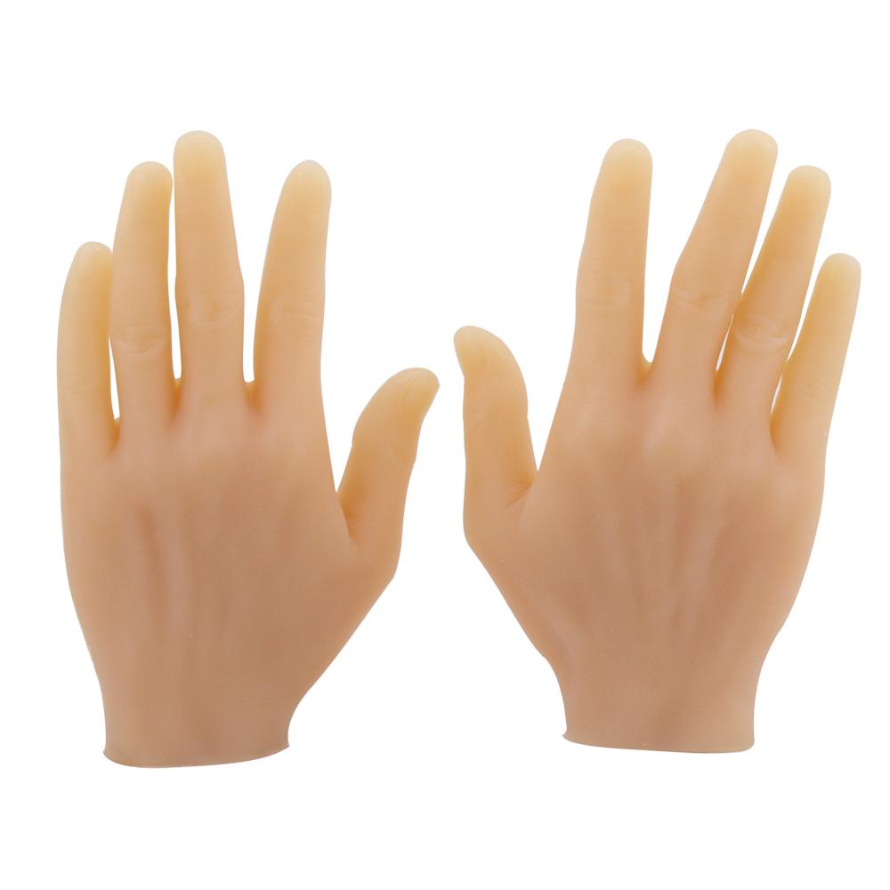 DISCOVER DEVICE® Realistic Lifesize Silicone Hand Male Model Fake Tattoo Skin