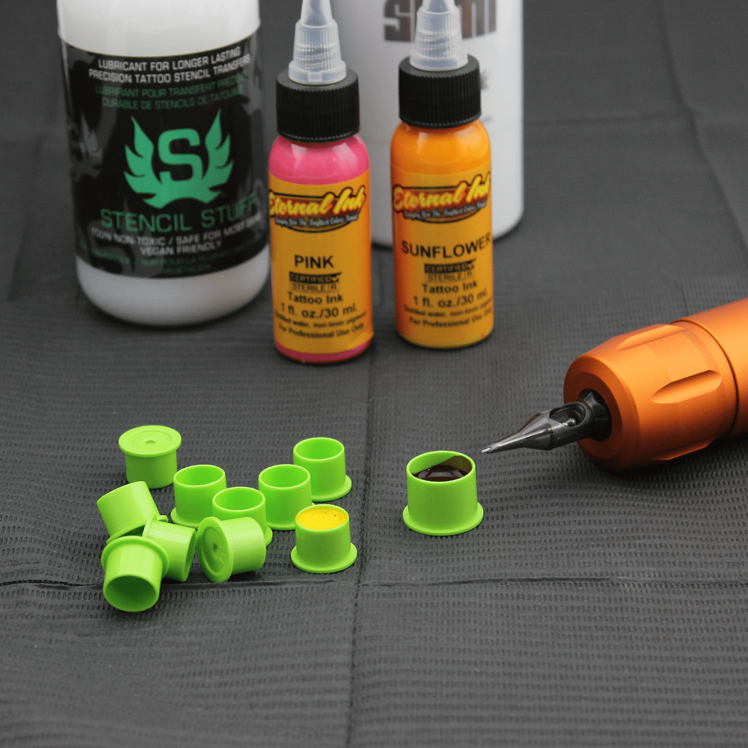 DISCOVER DEVICE® Tattoo Ink Cups Biodegradable #11 #13 #17 #25