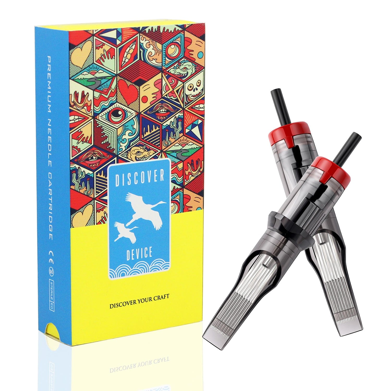 DISCOVER DEVICE® Tattoo Cartridge Needles Mag Shaders 0.35mm 10Pcs