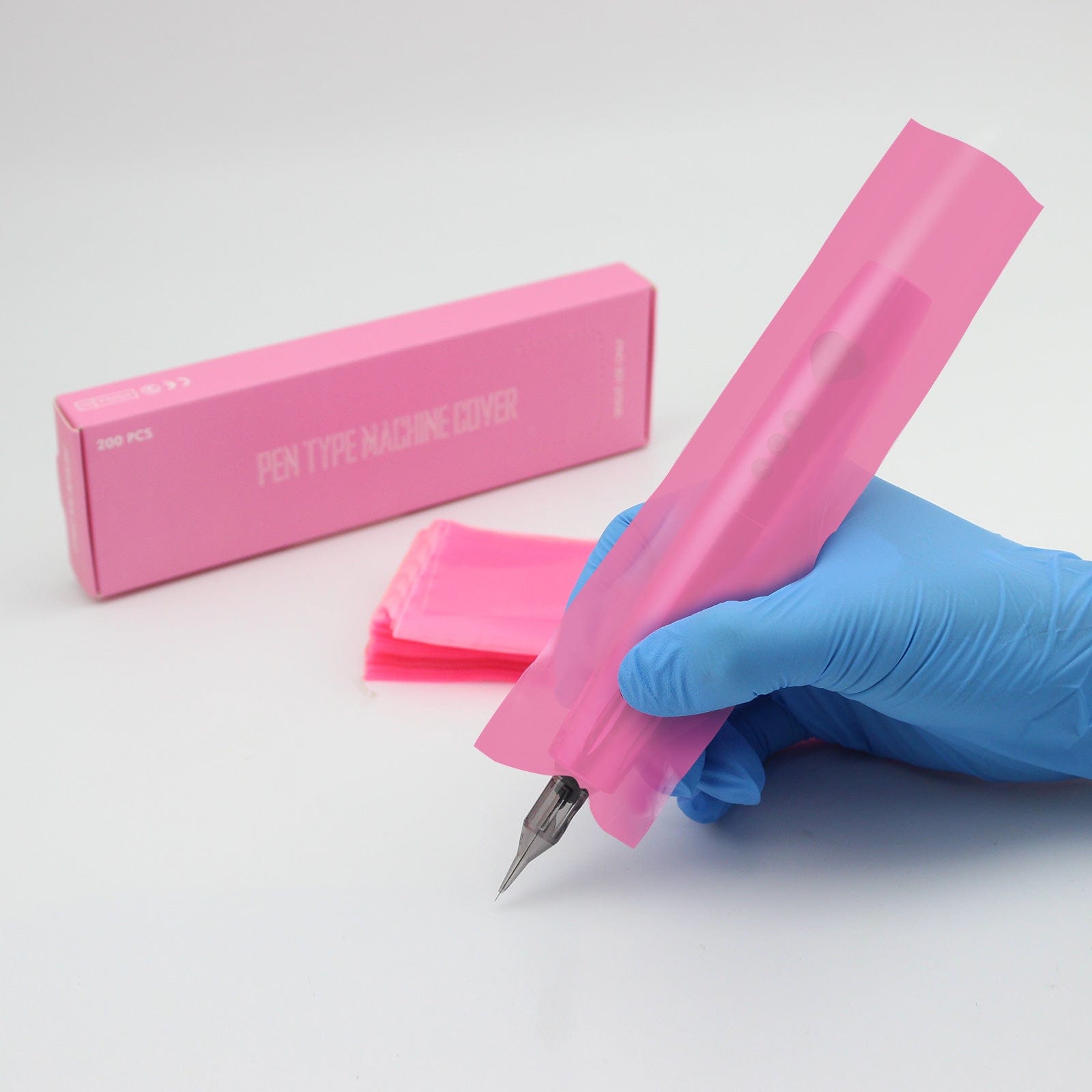 Denergy® Tattoo Pen Covers 200pcs/Box 2.4'' X 7'' 2'' X 6.9''