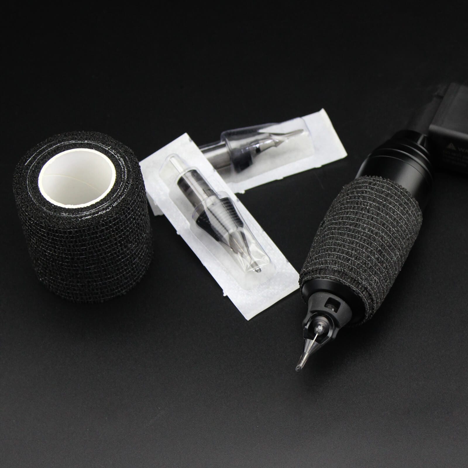Denergy® Tattoo Grip Cover Wrap 24 Rolls Black
