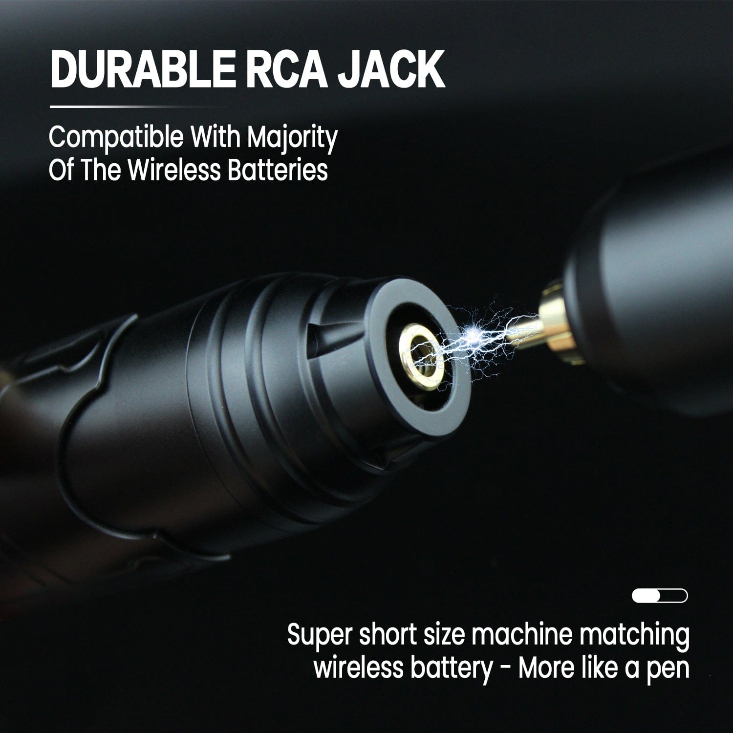 Denergy® Swordsman Tattoo Machine with Wireless Battery