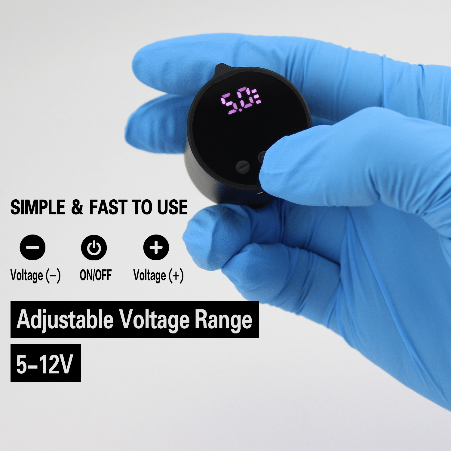 DISCOVER DEVICE® Tattoo Battery Wireless LCD 1350mAh