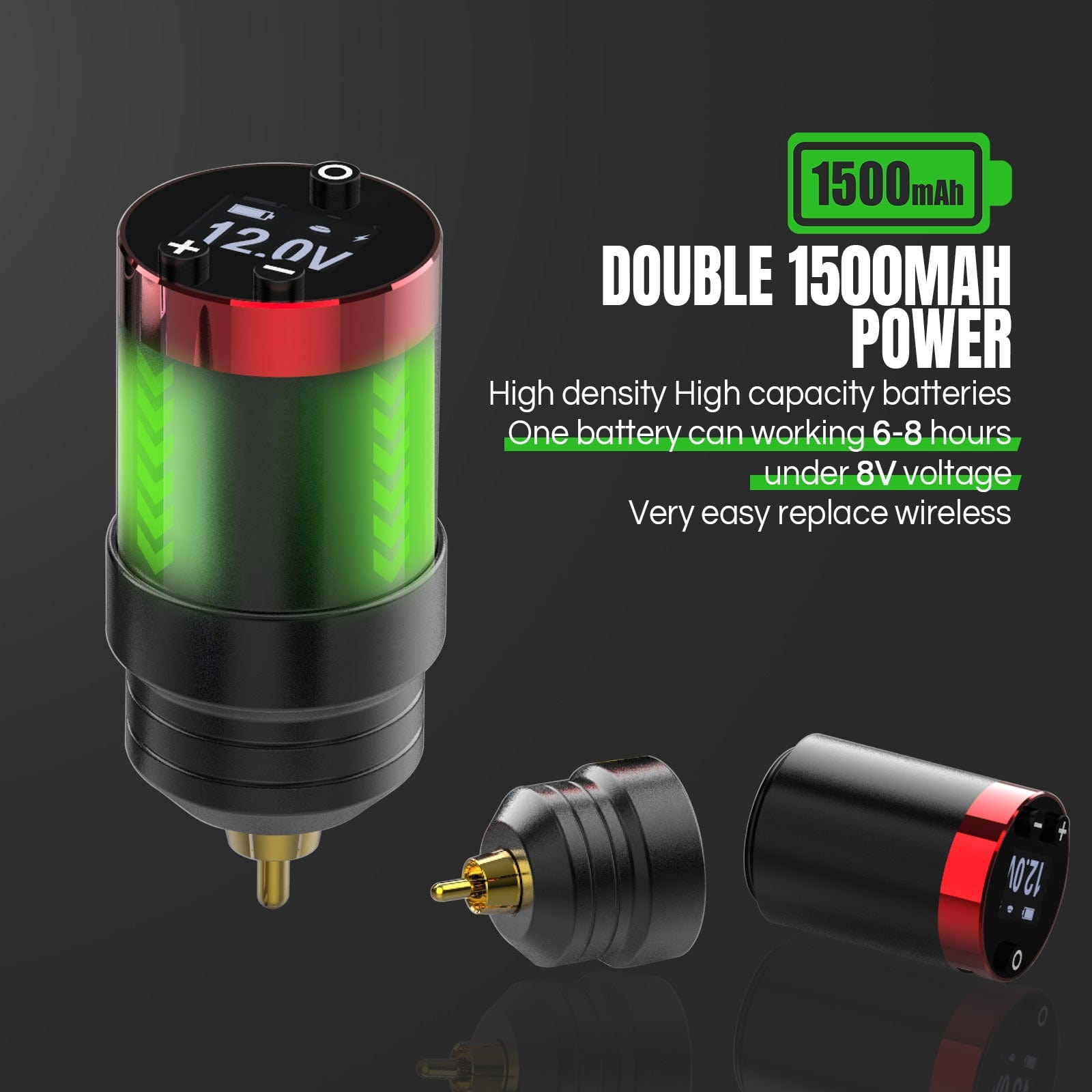 DISCOVER DEVICE® EM7 Wireless Tattoo Machine 3.5mm/4.0mm Stroke