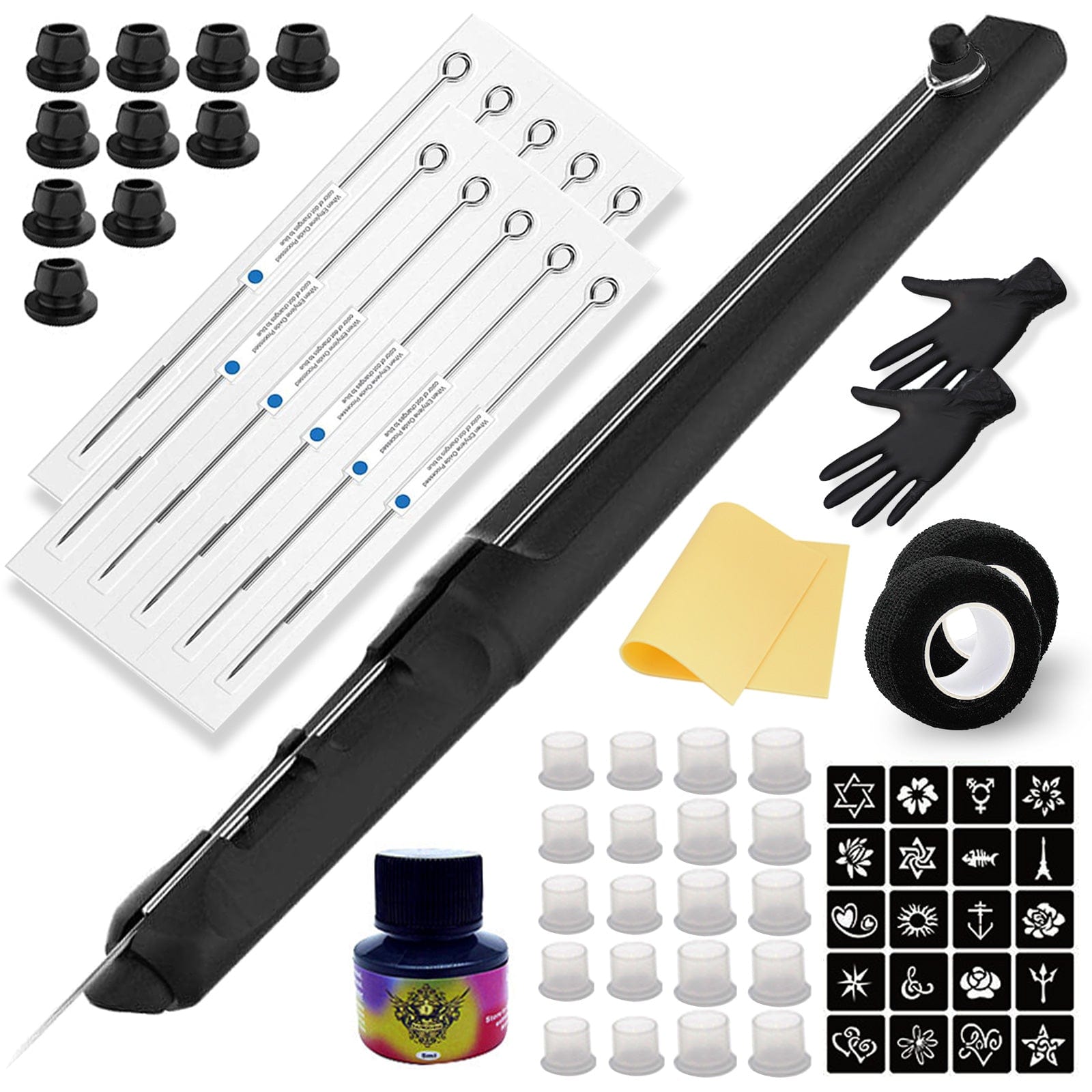Denergy® Hand Poke a Stick Tattoo Kit with Ink