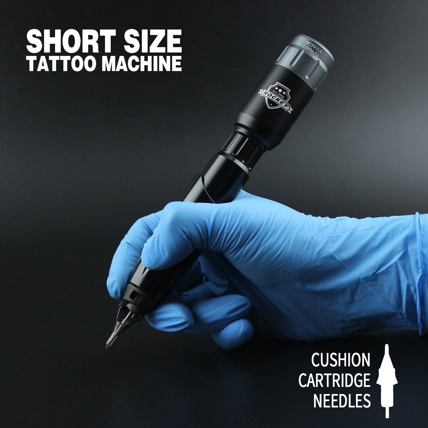 Denergy® Wireless Tattoo Machine Kit with Tattoo Battery
