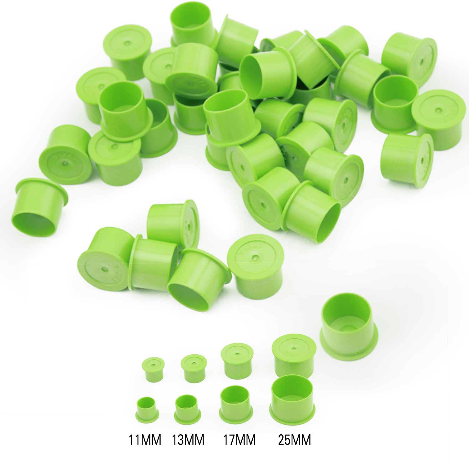 DISCOVER DEVICE® Tattoo Ink Cups Biodegradable #11 #13 #17 #25