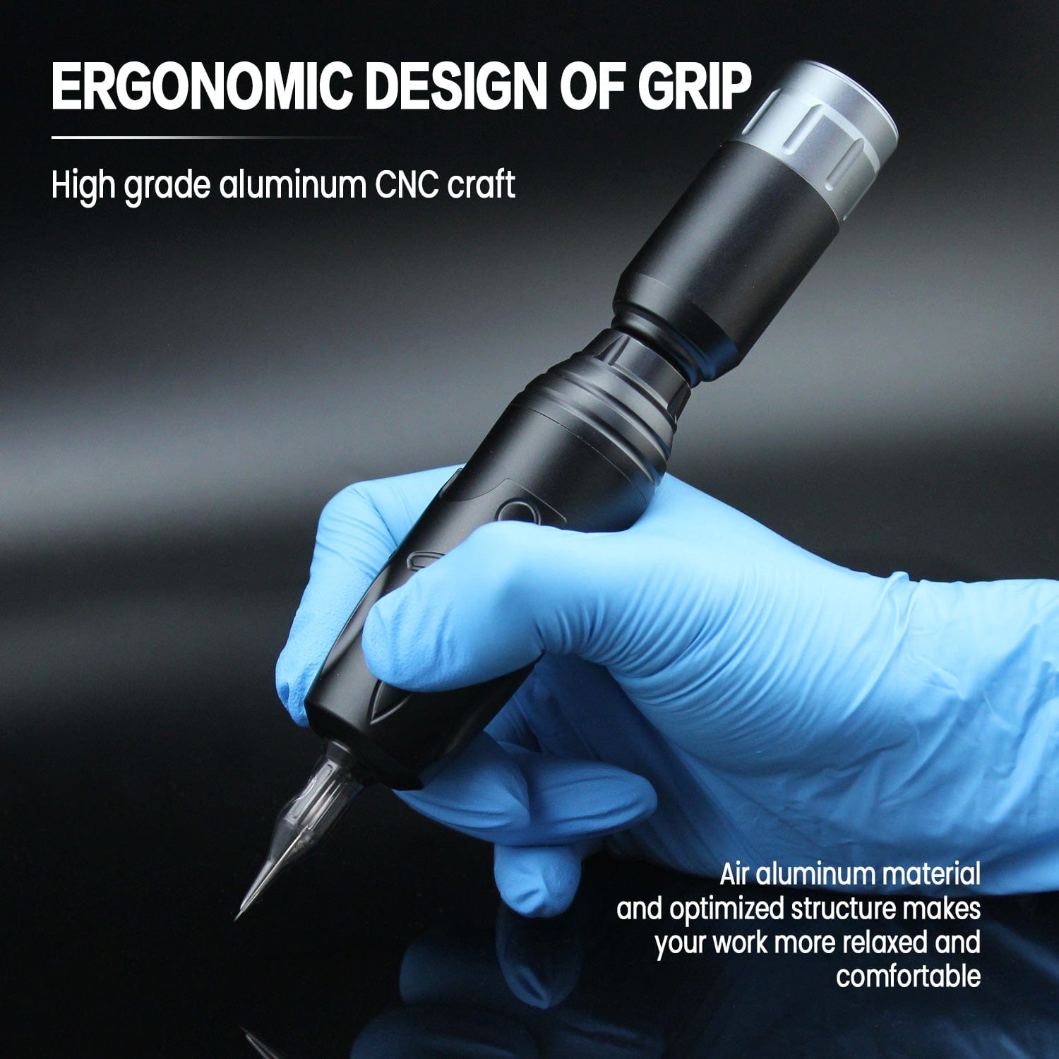 Denergy® Swordsman Tattoo Machine with Wireless Battery