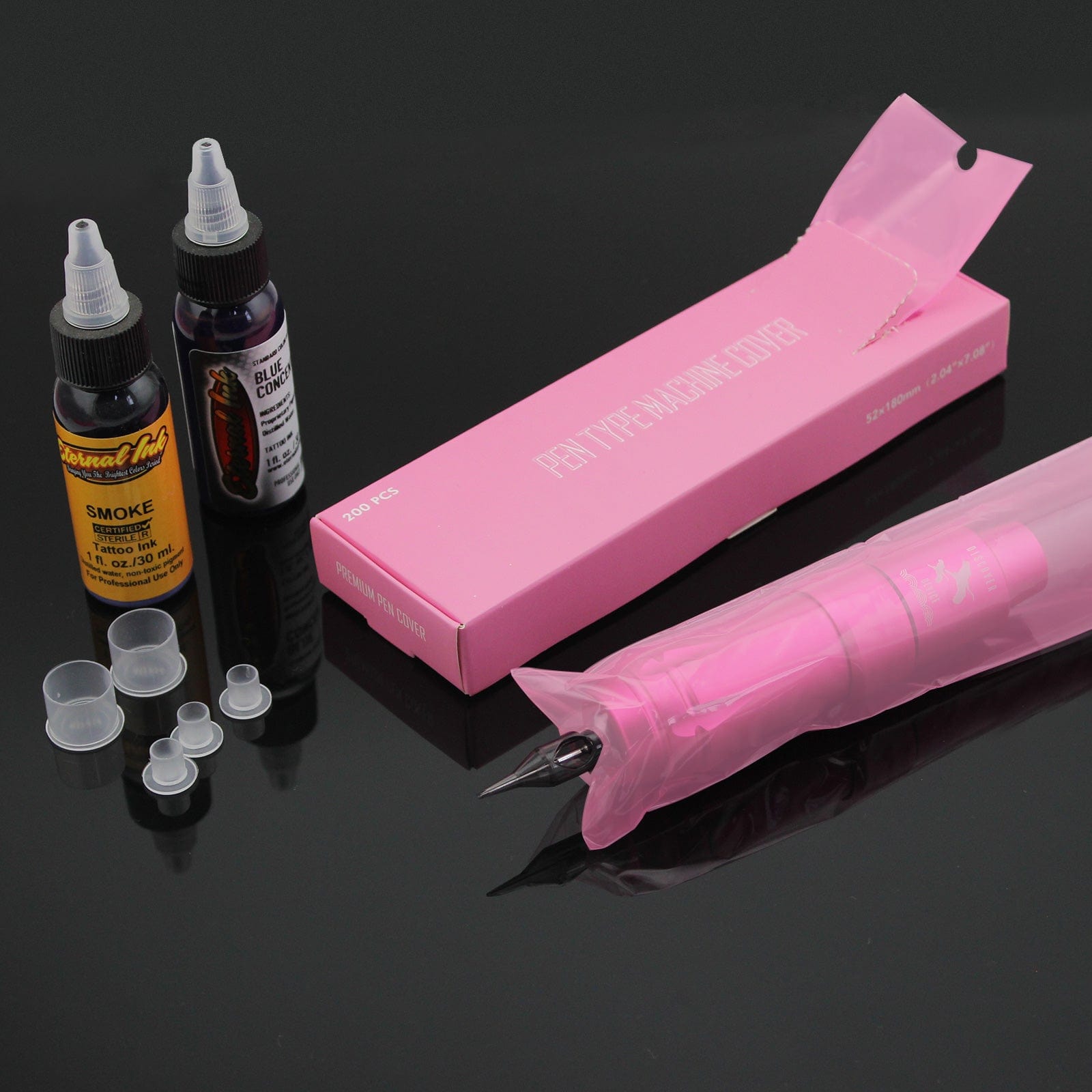 Denergy® Tattoo Pen Covers 200pcs/Box 2.4'' X 7'' 2'' X 6.9''