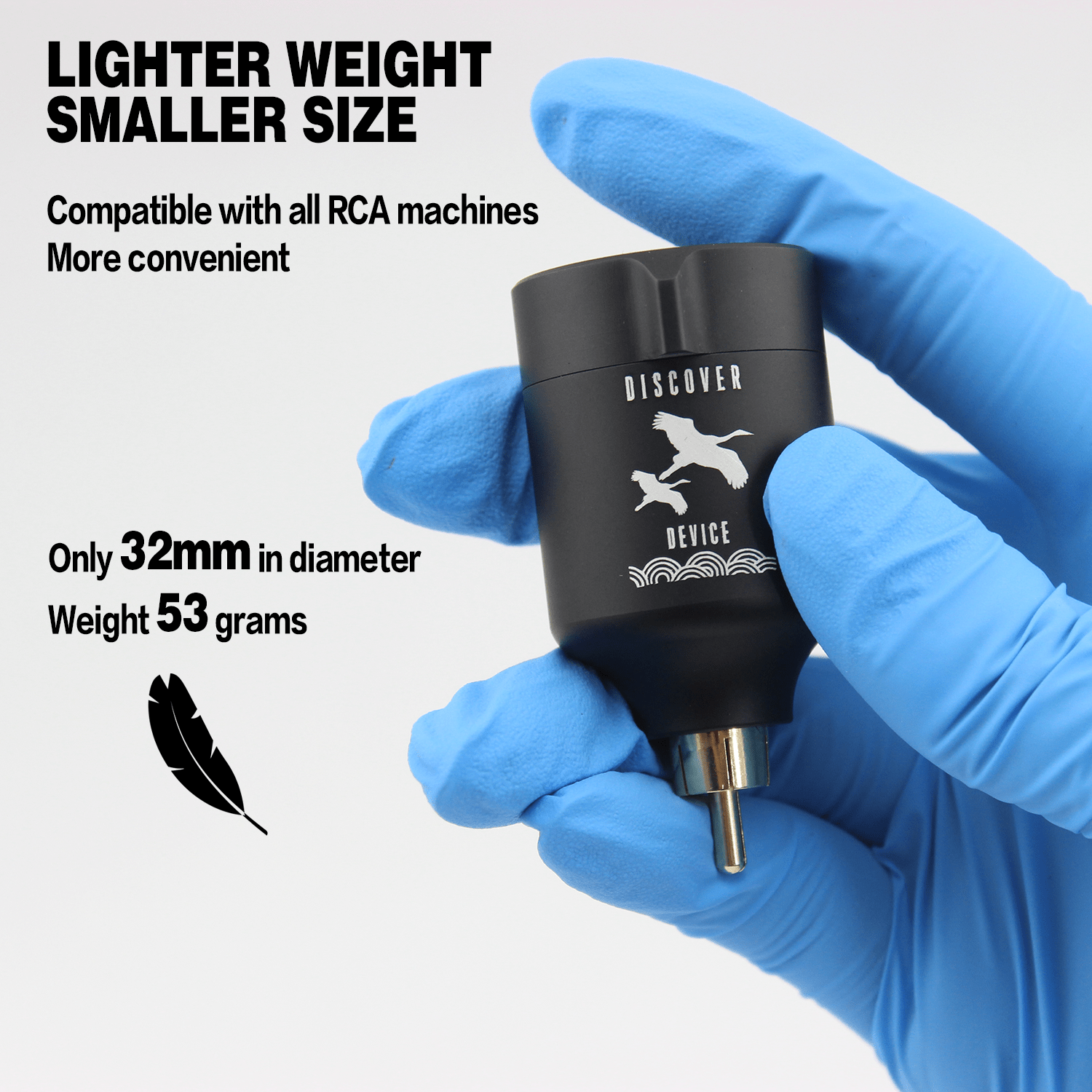 DISCOVER DEVICE® Tattoo Battery Wireless LCD 1350mAh