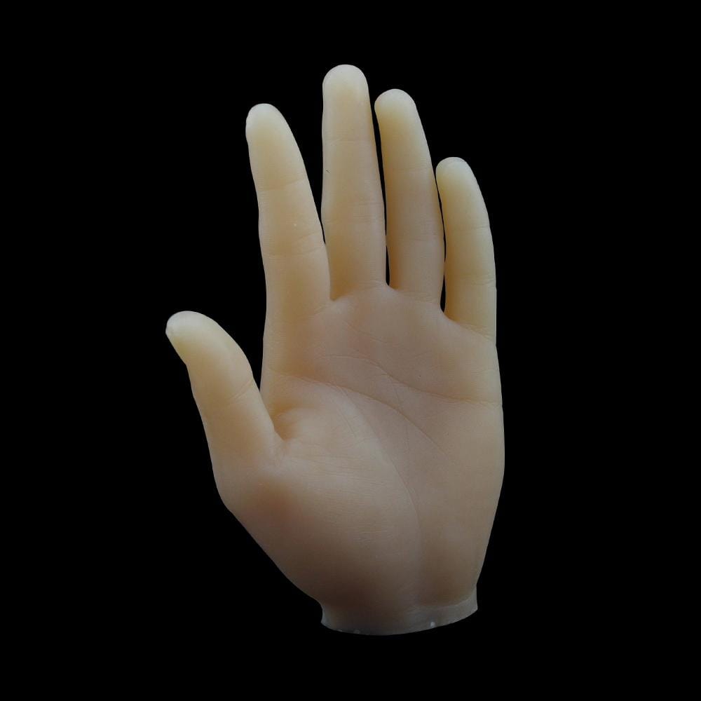 DISCOVER DEVICE® Realistic Lifesize Silicone Hand Male Model Fake Tattoo Skin
